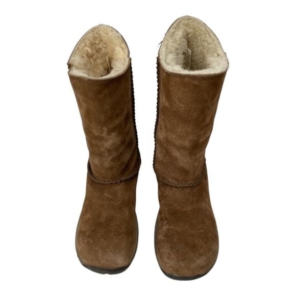 merrell Primo Stitch High Chestnut Boots Size 5.5 - Picture 2 of 10